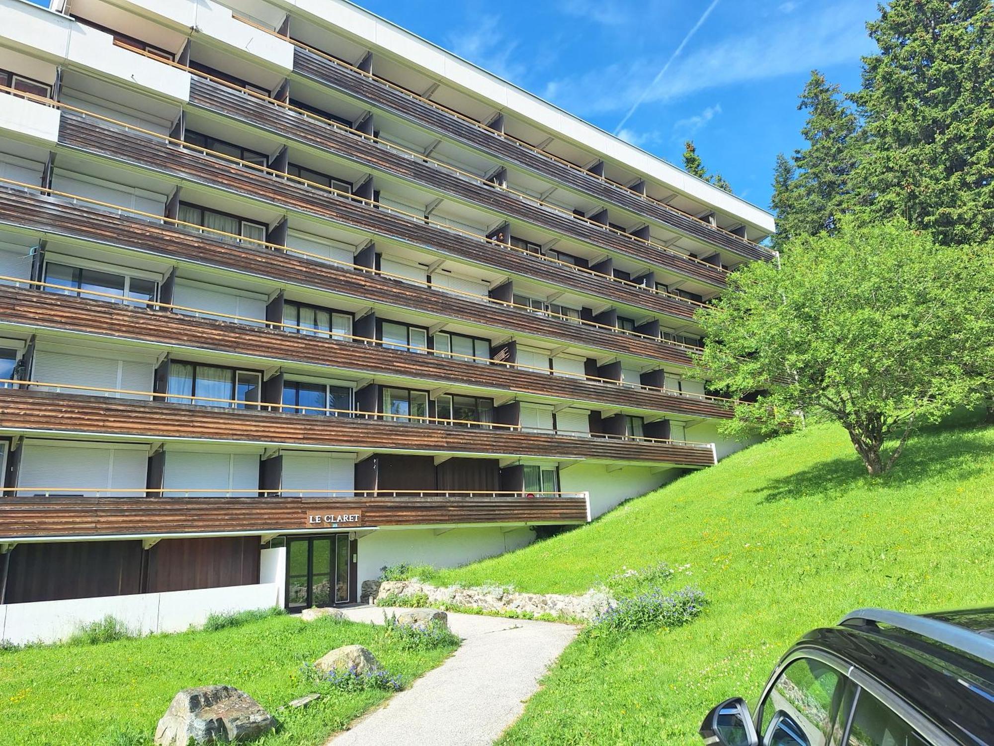 Le Flocon-Studio cabine-Balcon 4-6 Pers à 100m des pistes Chamrousse Extérieur photo